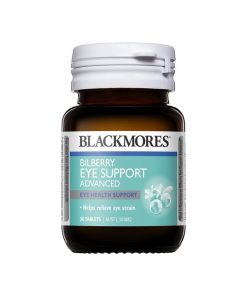 Blackmores澳佳宝 山桑子蓝莓抗疲劳护眼片升级配方版 30片 Bilberry Eye Support Advanced