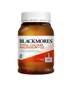 Blackmores澳佳宝 活性全效钙镁片+维生素D3 200粒 Total Calcium & Magnesium + D3