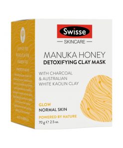 Swisse 麦卢卡蜂蜜排毒美容面膜 70克 排毒 细化毛孔 提亮肤色 Manuka Honey Detoxifying Clay Mask