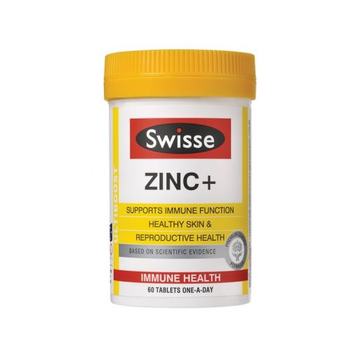 Swisse Zinc+ 锌片 60片 强化免疫系统 健康代谢功能 提升精子质量