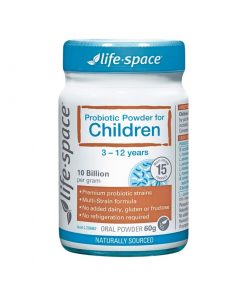 Life Space 儿童益生菌粉 60克 3-12岁 调理肠胃 提高免疫力 抗过敏湿疹 Probiotic Powder For Children