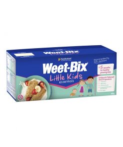 Weet-Bix 儿童谷物麦片400克 全麦 营养 助消化 Little Kids Essentials Cereal