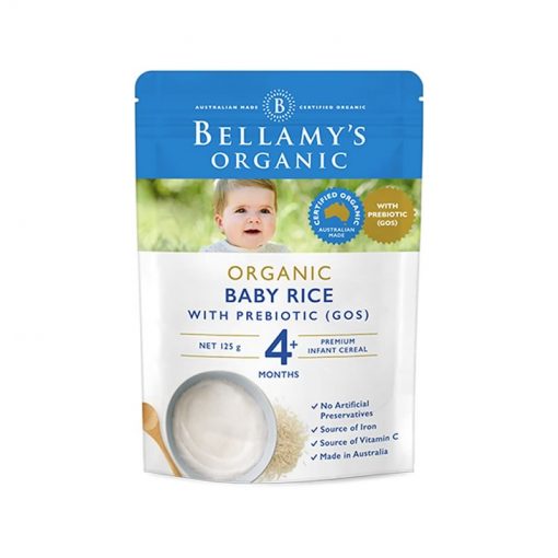 Bellamy贝拉米 有机益生菌婴儿米粉4个月+ Organic Baby Rice