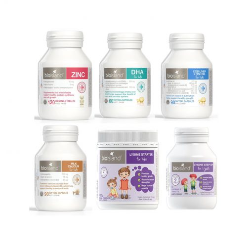 Bio Island & Ostelin 婴幼儿DHA、乳钙、鱼肝油、锌、维D液、赖氨酸助长素