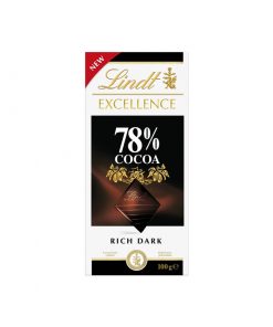 Lindt瑞士莲 卓越系列黑巧克力 78%可可 100克