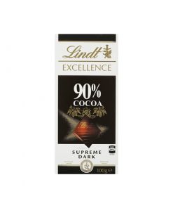 Lindt瑞士莲 卓越系列黑巧克力 90%可可 100克