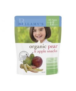Bellamy贝拉米 婴幼儿辅食 有机香梨、苹果干零食 20克