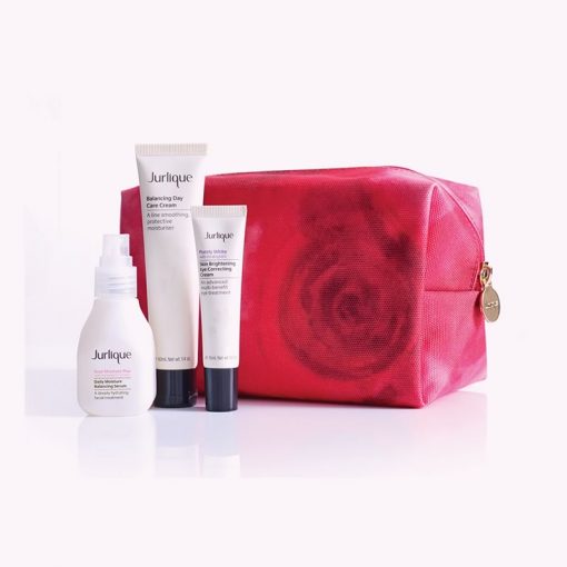 Jurlique茱莉蔻 玫瑰衡肤美白精选套装 玫瑰保湿精华液+衡肤日霜+美白眼霜
