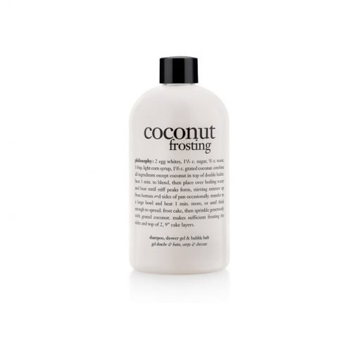 Philosophy自然哲理 Coconut Frosting洗发沐浴啫喱 480毫升 沐浴洗发泡泡浴合一