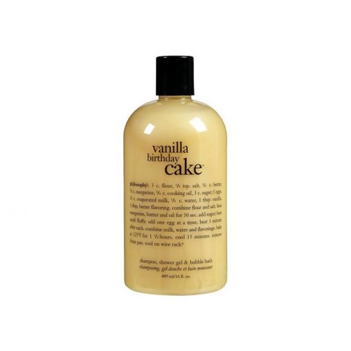Philosophy自然哲理 Vanilla Birthday Cake洗发沐浴啫喱 480毫升 沐浴洗发泡泡浴合一