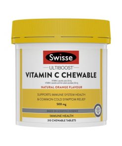 Swisse 维生素C咀嚼片 310粒 抗氧化 美白肌肤 抗感冒 维C增强免疫功能 Vitamin C Chewable