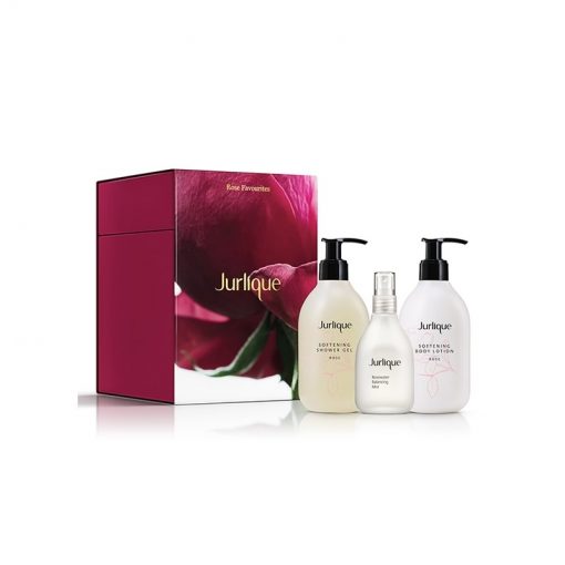 Jurlique茱莉蔻 圣诞礼盒 玫瑰护肤精选 沐浴露+身体乳+玫瑰水