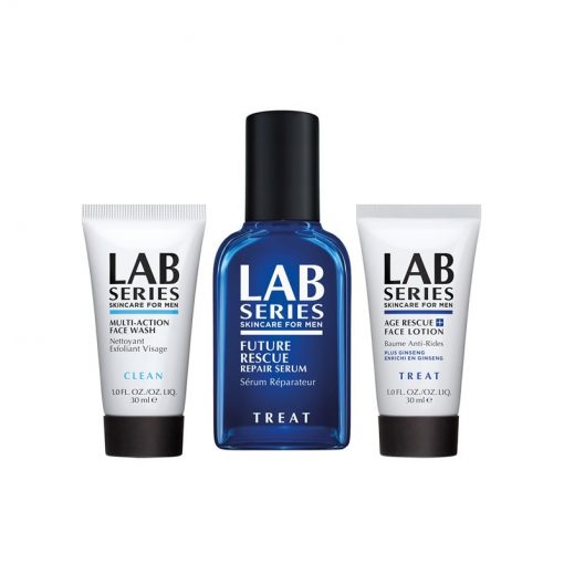 LAB SERIES 男士抗皱护肤精选三件套 精华液+洁面+乳液