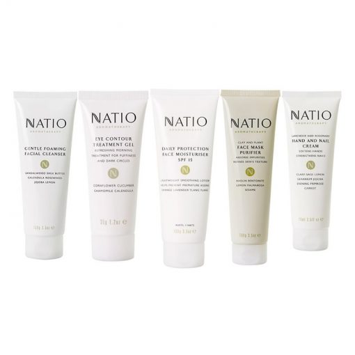 Natio娜迪奥 香薰系列面部护理5件套 洁面+眼部+面部保湿+面膜+手部
