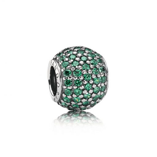Pandora潘多拉 791051CZN 深绿色PAVÉ密镶串饰 Green Pavé Ball Charm