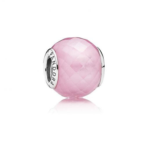 Pandora潘多拉 791499PCZ 粉色多切面串饰 Pink Petite Facets Charm