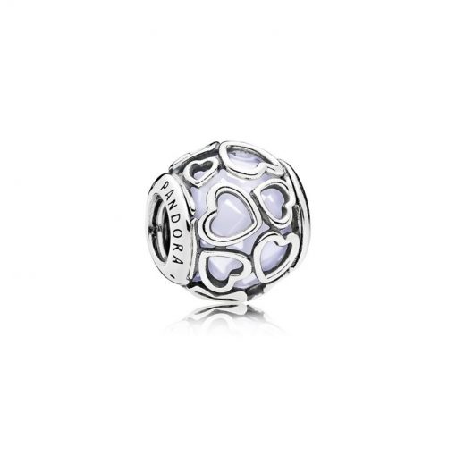 Pandora潘多拉 792036NOW 乳白色缠绕的爱 Opalescent Encased in Love Charm