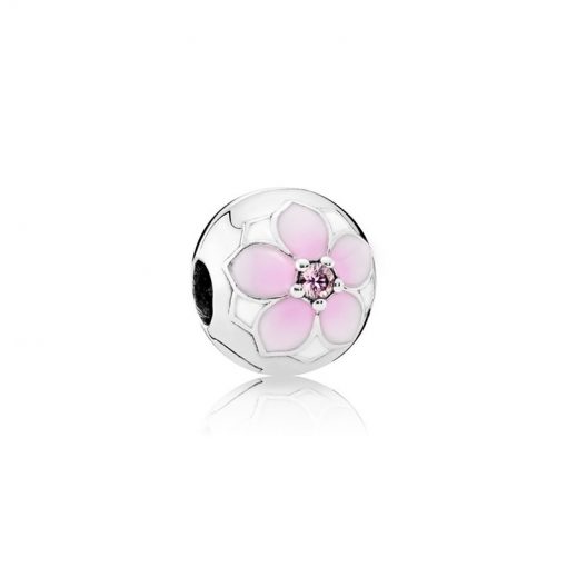 Pandora潘多拉 792078PCZ 木兰花固定扣 Magnolia Bloom Fixed Clip