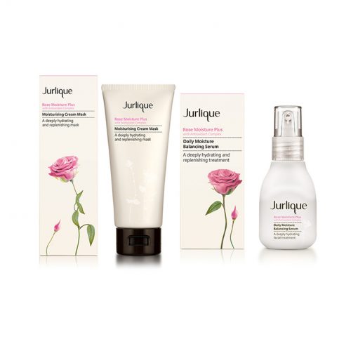 Jurlique茱莉蔻 玫瑰保湿滋养套装 面膜100ml+精华液30ml
