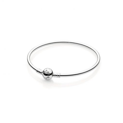 Pandora潘多拉 590713 MOMENTS银手镯 Silver Bangle Bracelet