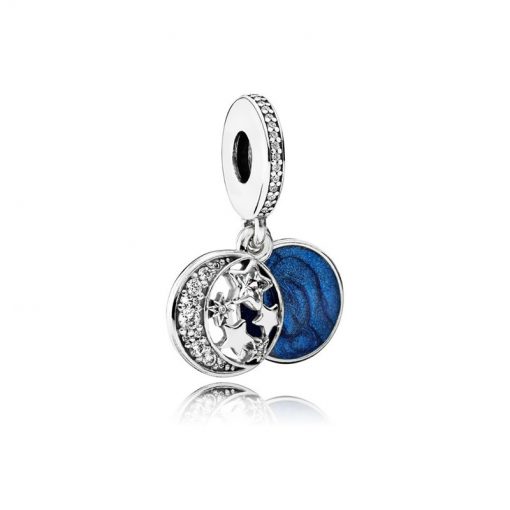 Pandora潘多拉 791993CZ 复古夜空吊饰 Vintage Night Sky Hanging Charm