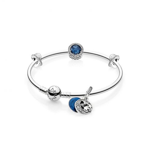 Pandora潘多拉 RAU0127 繁星童话银手镯串 Vintage Galaxy Bangle Gift Set