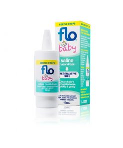 Flo 婴儿生理盐水通鼻滴剂 15毫升 Baby Saline + Nasal Drops