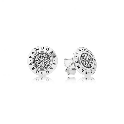 Pandora潘多拉 290559CZ 经典耳钉 PANDORA Signature Stud Earrings