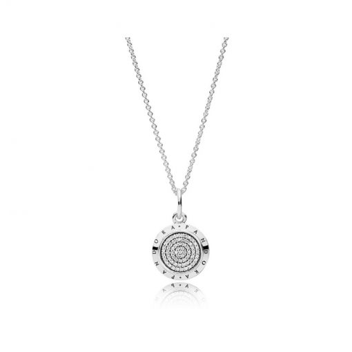 Pandora潘多拉 390375CZ 经典项链 Signature PANDORA Necklace