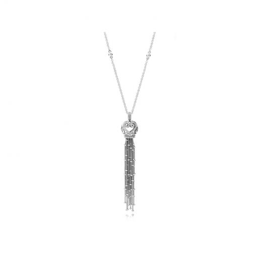 Pandora潘多拉 397082CZ 魔法流苏项链 Enchanted Tassel Necklace