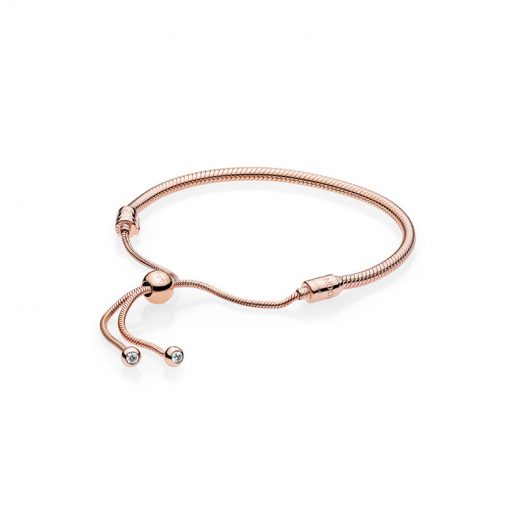 Pandora潘多拉 587125CZ Rose滑动手链绳 PANDORA Rose MOMENTS Sliding Bracelet