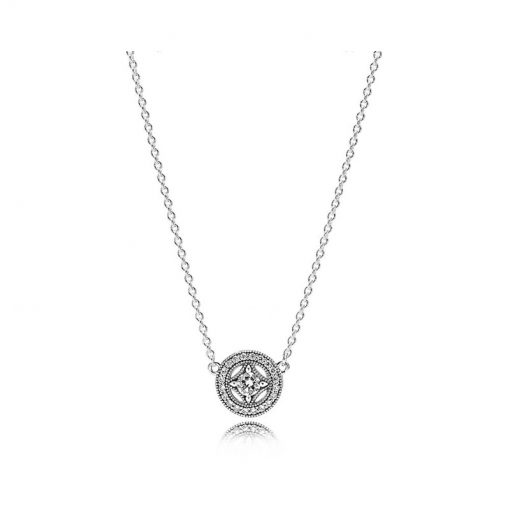 Pandora潘多拉 590523CZ 复古诱惑项链 Vintage Allure Collier Necklace