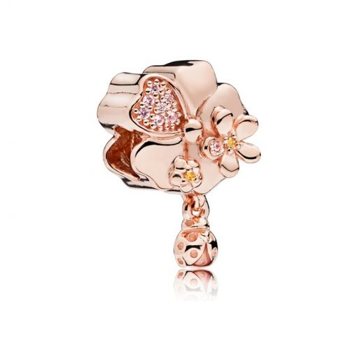 Pandora潘多拉 787026NPR 陌上花开吊饰 PANDORA Rose Wildflower Meadow Charm