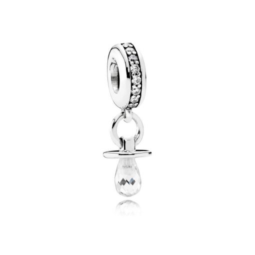 Pandora潘多拉 791890CZ 奶嘴吊饰 Shimmering Pacifier Hanging Charm