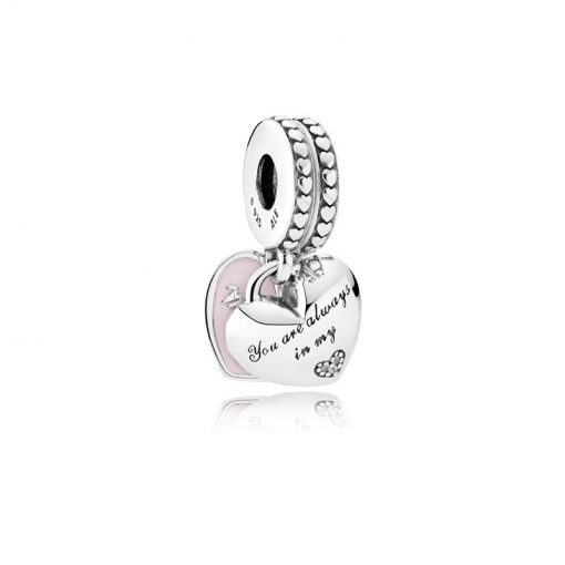Pandora潘多拉 792072EN40 母女同心 Mother and Daughter Hearts Hanging Charm