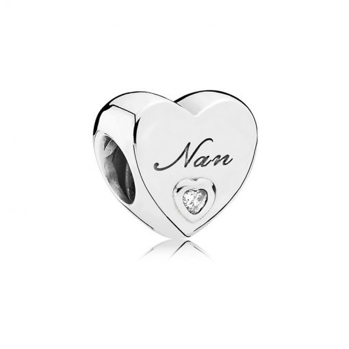 Pandora潘多拉 797031CZ 祖母的爱串饰 Nan's Love Heart Charm