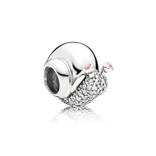 Pandora潘多拉 797063CZ 闪亮蜗牛串饰 Sparkling Snail Charm
