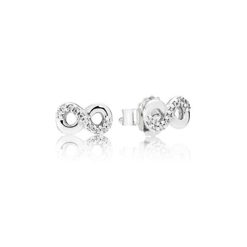 Pandora潘多拉 290695CZ 无限的爱耳钉 Infinite Love Earrings Studs