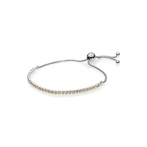 Pandora潘多拉 590524CCZ 闪耀金色手链绳 Golden Sparkling Strand Bracelet