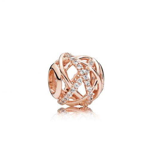 Pandora潘多拉 781388CZ 镂空银河串饰 PANDORA Rose Galaxy Openwork Charm