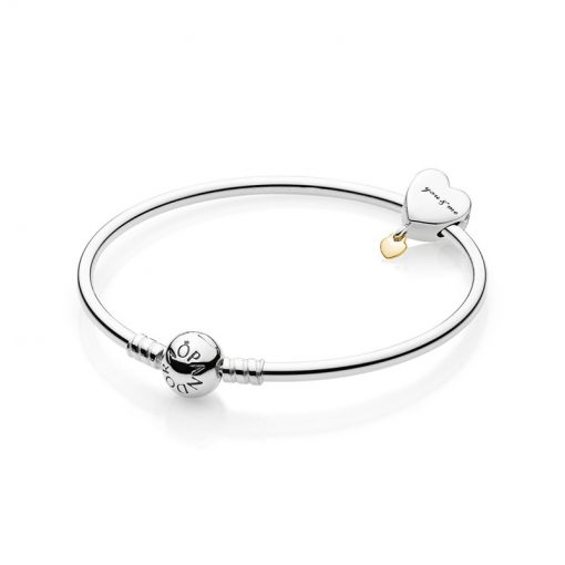 Pandora潘多拉 RAU0383 两心相依手镯套装 You and Me Bangle Gift Set