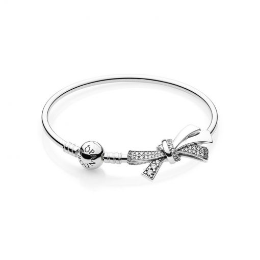 Pandora潘多拉 RAU0431 华丽蝴蝶结手镯套装 Brilliant Bow Bangle Gift Set