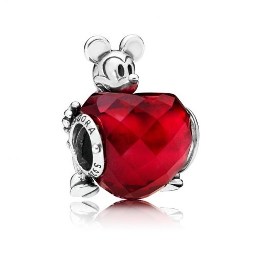 Pandora潘多拉 797168NFR 迪士尼米奇爱心串饰 Disney Mickey Love Heart Charm
