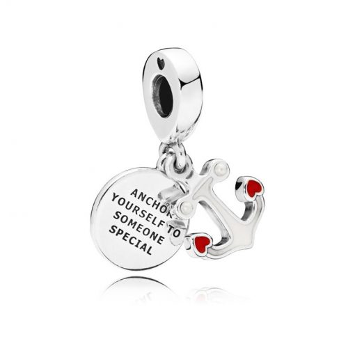 Pandora潘多拉 797208ENMX 锚形爱情吊饰 Anchor of Love Hanging Charm