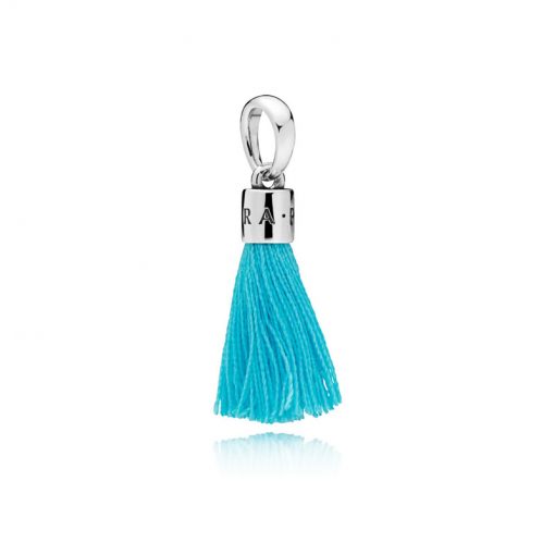 Pandora潘多拉 797212CTQ 绿松石色流苏吊饰 Turquoise Tassel Hanging Charm