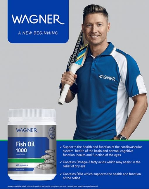 Wagner Fish Oil 1000mg 鱼油胶囊 400粒 补充Omega3 助力心血管及眼睛健康 AP澳洲中文网
