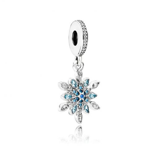 Pandora潘多拉 791761NBLMX 晶莹雪花串饰 Crystallised Snowflake Hanging Charm