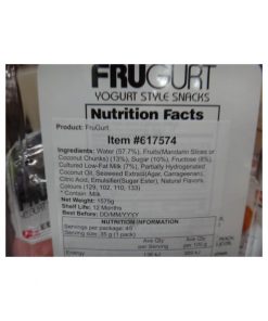 Alternative view of New Choice 优酪水果酸奶果冻布丁 45粒 健康无添加 Frugurt Yogurt Style Snacks