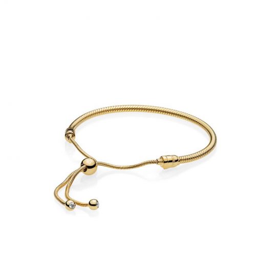 Pandora潘多拉 567110CZ Shine滑动手链绳 Shine MOMENTS Sliding Bracelet