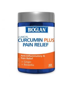 Bioglan宝兰 姜黄素止痛片 Clinical Curcumin Plus Pain Relief 1200mg 50粒